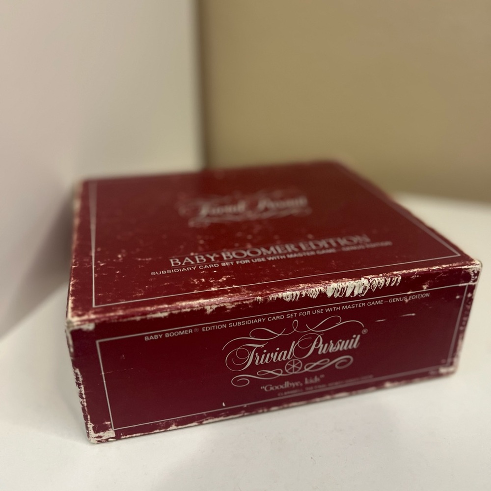 Vintage Trivial Pursuit Baby Boomer Edition Card Set 1983